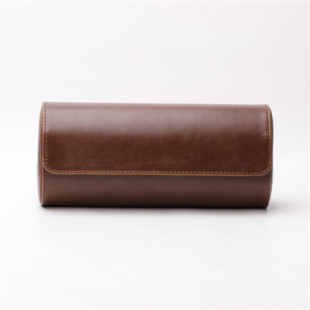 Luxury Leather Watch Roll - Travel Watch Organizer Case - Nestiva